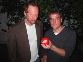 Christopher James with George Raggett Christopher James with George Raggett